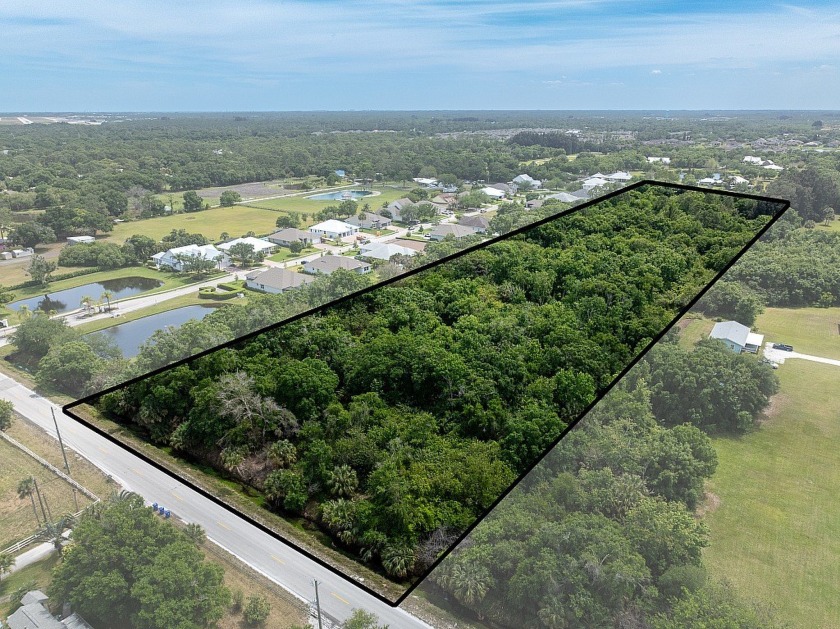 Rare opportunity to own this 10-acre parcel. The property can be - Beach Acreage for sale in Vero Beach, Florida on Beachhouse.com