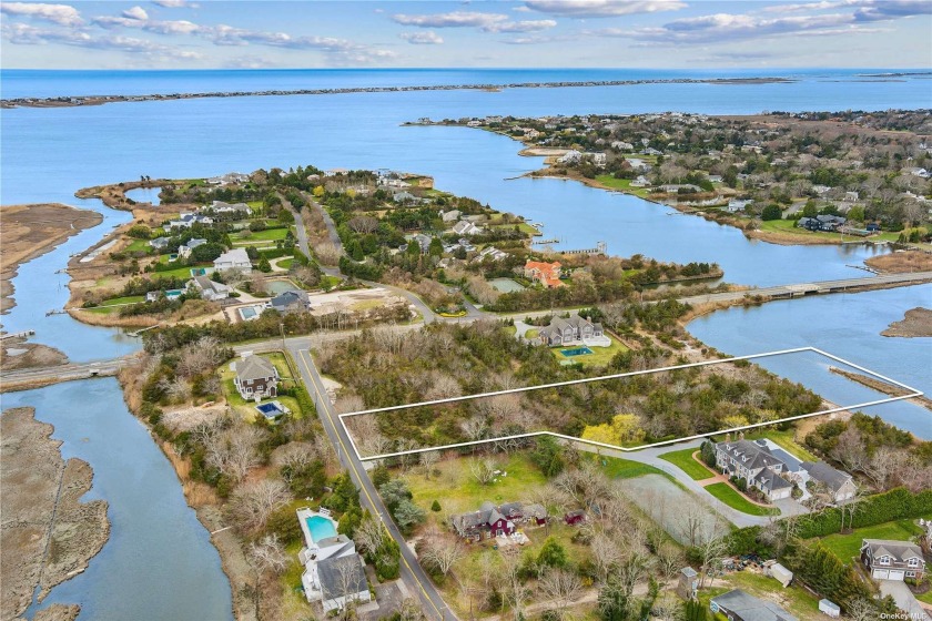 Spectacular permit approved buildable waterfront lot. Located in - Beach Acreage for sale in Westhampton, New York on Beachhouse.com