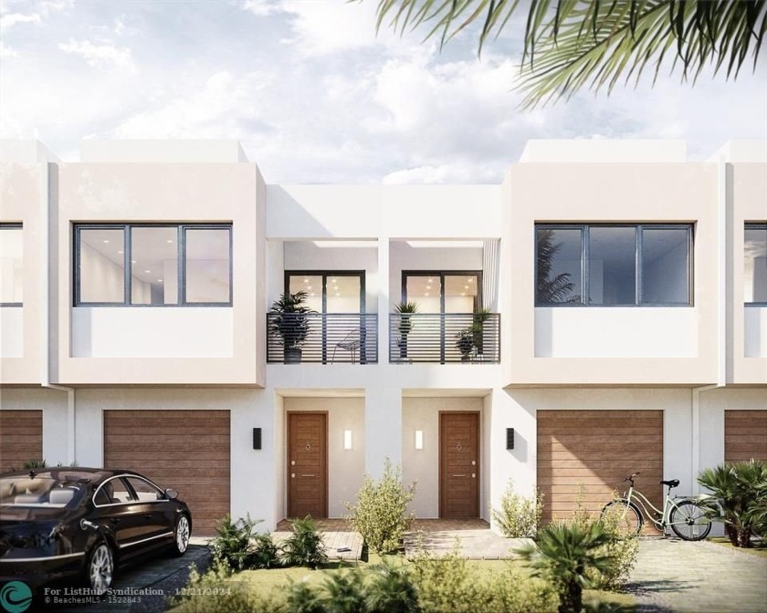 Introducing an exquisite modern townhome under construction - Beach Townhome/Townhouse for sale in Pompano Beach, Florida on Beachhouse.com