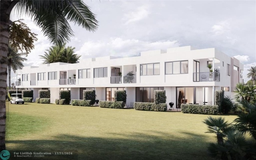 Introducing an exquisite modern townhome under construction - Beach Townhome/Townhouse for sale in Pompano Beach, Florida on Beachhouse.com