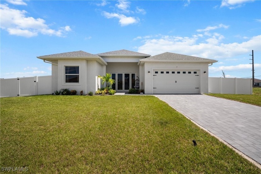 Newer Construction Home 2023 over fresh water canal with open - Beach Home for sale in Cape Coral, Florida on Beachhouse.com