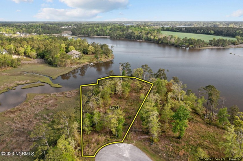 Your waterfront oasis awaits. Build your dream home on this 1 - Beach Lot for sale in Hubert, North Carolina on Beachhouse.com