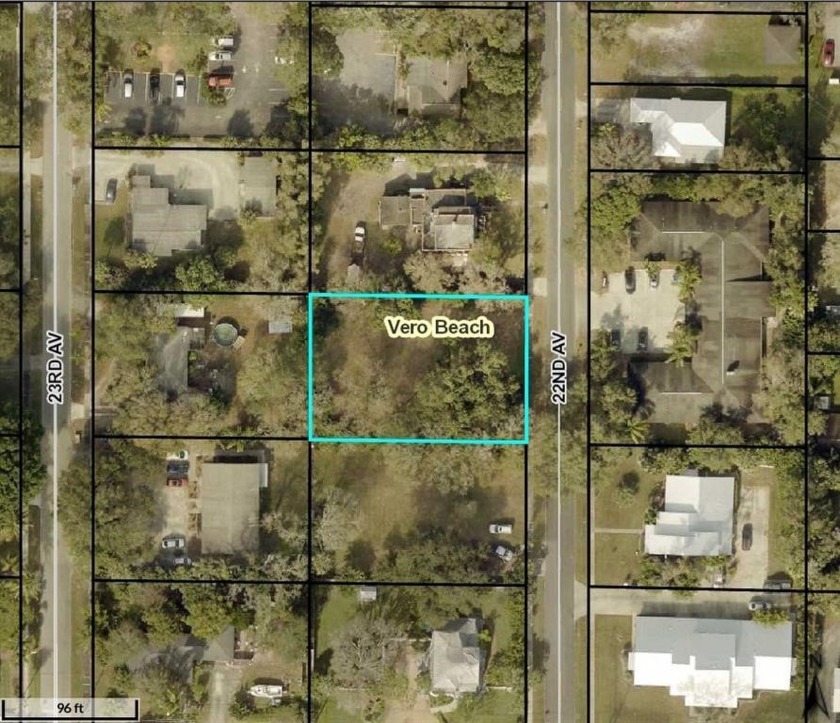 Multi-Family zoned, with paved road, city water & sewer.  Zoned - Beach Lot for sale in Vero Beach, Florida on Beachhouse.com