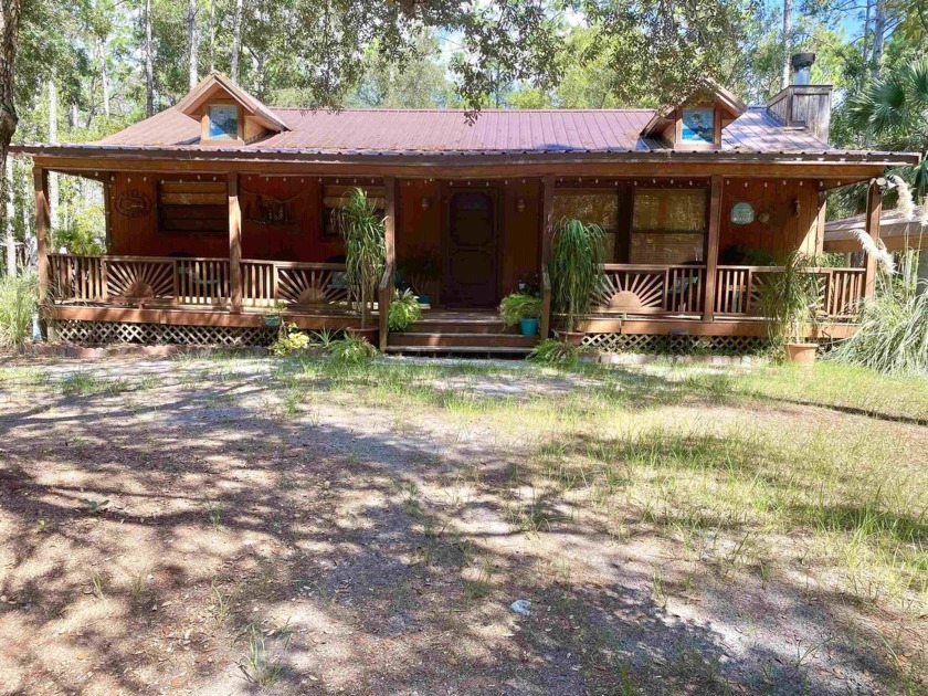 Very Nice Get-A-Way Log Cabin-ish, Ranch-Style Home w/2021 Metal - Beach Home for sale in Perry, Florida on Beachhouse.com