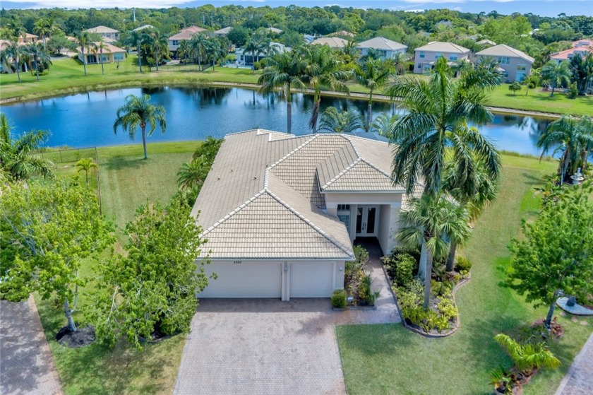 This stunning lakefront home, featuring the highly desirable - Beach Home for sale in Vero Beach, Florida on Beachhouse.com