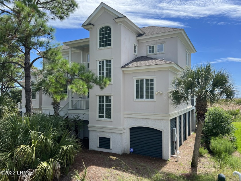 Nestled at the end of a private drive, this oceanfront home - Beach Home for sale in Fripp Island, South Carolina on Beachhouse.com