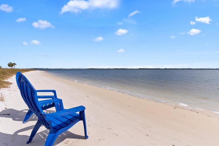 One of ten units located right on the bay, this end unit is a - Beach Townhome/Townhouse for sale in Alligator Point, Florida on Beachhouse.com