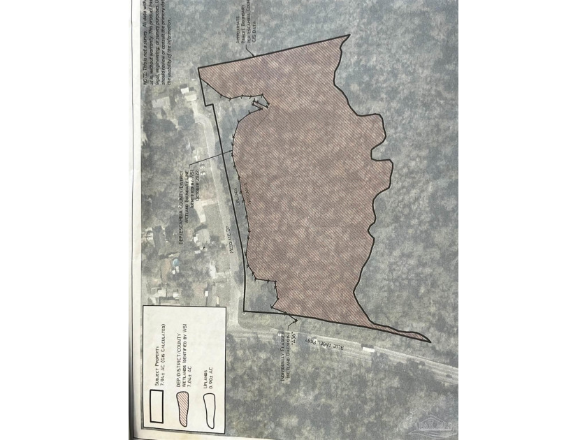 Great opportunity to own about 8 acres in a convenient Pensacola - Beach Acreage for sale in Pensacola, Florida on Beachhouse.com