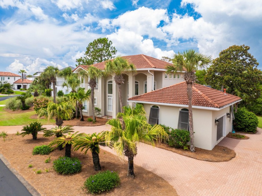 Discover coastal Mediterranean charm and relaxed 30A living in - Beach Home for sale in Santa Rosa Beach, Florida on Beachhouse.com