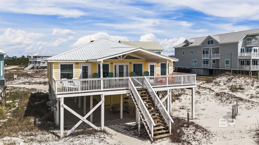 Beautiful, updated 4 bedroom/2 bath, GULF FRONT home with - Beach Home for sale in Gulf Shores, Alabama on Beachhouse.com