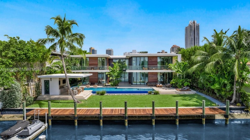 Tropical modern masterpiece on exclusive Allison Island - Beach Home for sale in Miami  Beach, Florida on Beachhouse.com