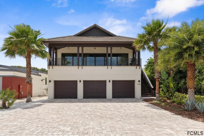 Welcome to This Modern Tropical Beach Home in One of the Few - Beach Home for sale in Flagler Beach, Florida on Beachhouse.com