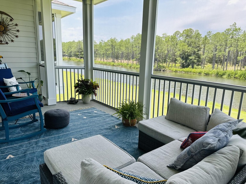 Beautiful lakefront townhome with exceptional views inside and - Beach Townhome/Townhouse for sale in Santa Rosa Beach, Florida on Beachhouse.com
