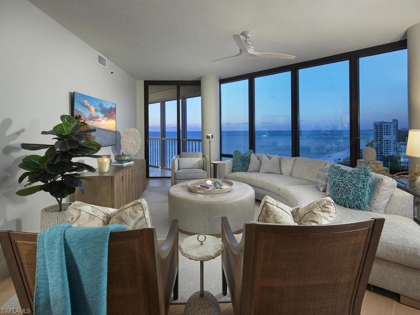 Experience breathtaking Gulf-to-Bay views from this 12th-floor - Beach Home for sale in Naples, Florida on Beachhouse.com