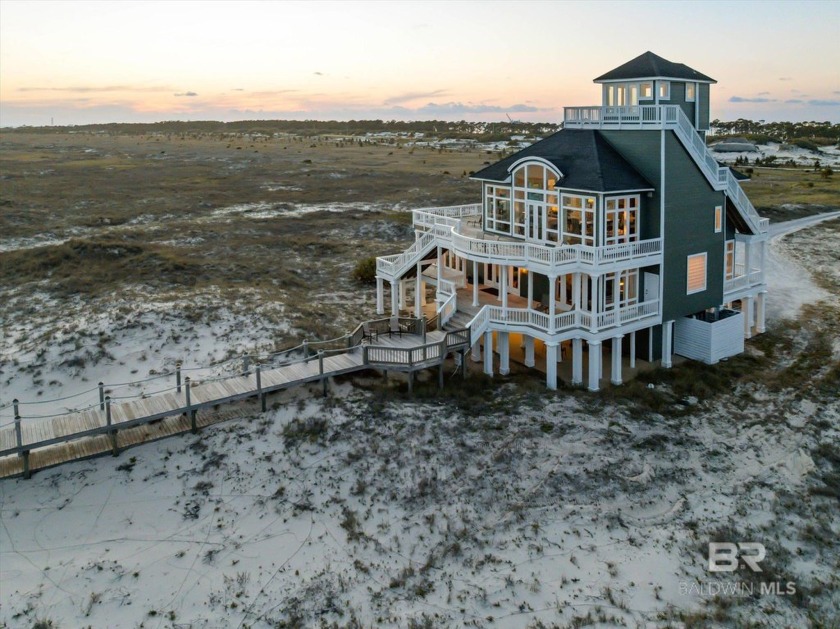 SkyWalk Lodge is a Gulf-front architect-designed estate on - Beach Home for sale in Gulf Shores, Alabama on Beachhouse.com