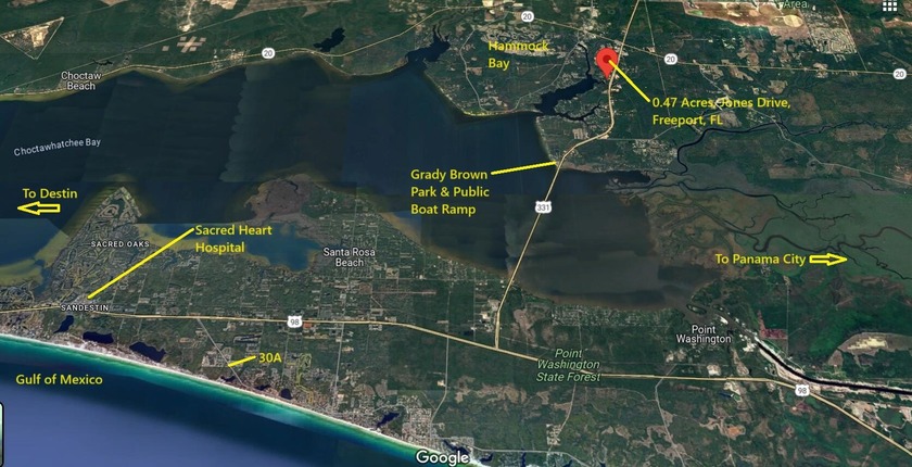 0.47 ACRES ON JONES DRIVE, FREEPORT, FL - AFFORDABLE FREEDOM - Beach Lot for sale in Freeport, Florida on Beachhouse.com