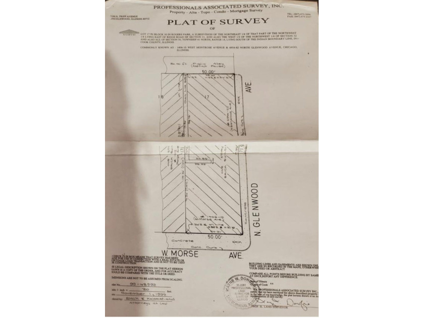 Prime Rogers Park Development Opportunity!  50' x 172' (8,600 - Beach Lot for sale in Chicago, Illinois on Beachhouse.com