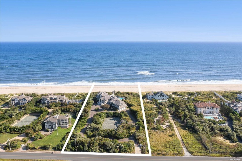 This extraordinary oceanfront home offers the ultimate Hamptons - Beach Home for sale in East Quogue, New York on Beachhouse.com