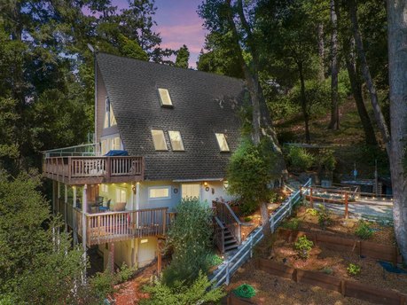 Discover a whimsical treehouse retreat nestled in the Redwoods - Beach Home for sale in Aptos, California on Beachhouse.com