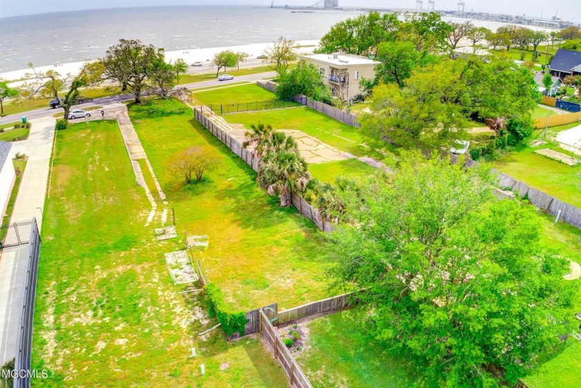 Beautiful cleared beachfront lot with several gorgeous oaks - Beach Lot for sale in Gulfport, Mississippi on Beachhouse.com
