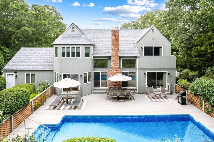 Renovated 2-story post modern set on a private lot. Entering you - Beach Home for sale in Quogue, New York on Beachhouse.com