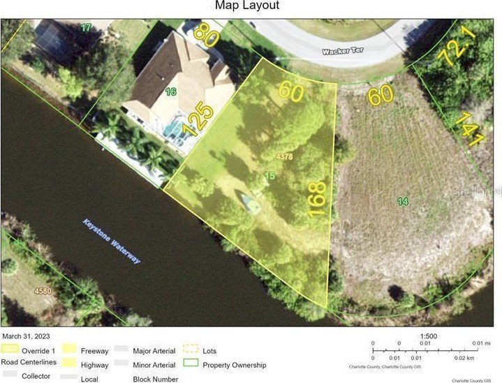 Build your dream home on this pie-shaped saltwater canal lot at - Beach Lot for sale in Port Charlotte, Florida on Beachhouse.com