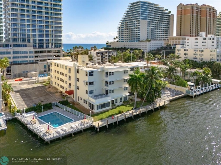 Trophy development site with 196 feet of deep Intracoastal - Beach Commercial for sale in Fort Lauderdale, Florida on Beachhouse.com