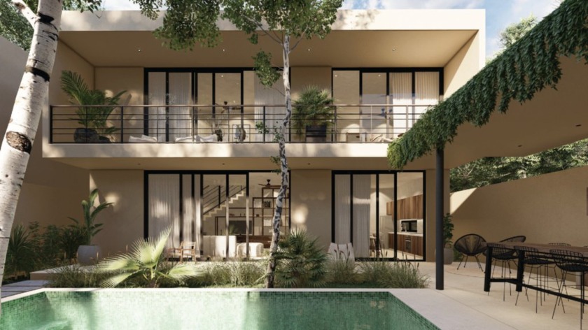 Casa Verde is a spacious and exquisitely crafted villa home - Beach Townhome/Townhouse for sale in Tulum,  on Beachhouse.com
