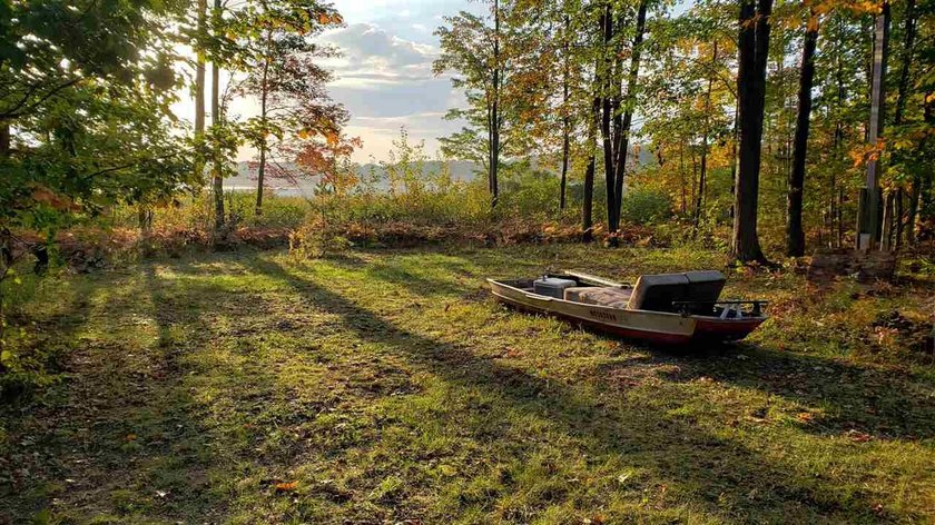 Escape to your own private retreat with this artistic cabin set - Beach Home for sale in Carp Lake, Michigan on Beachhouse.com