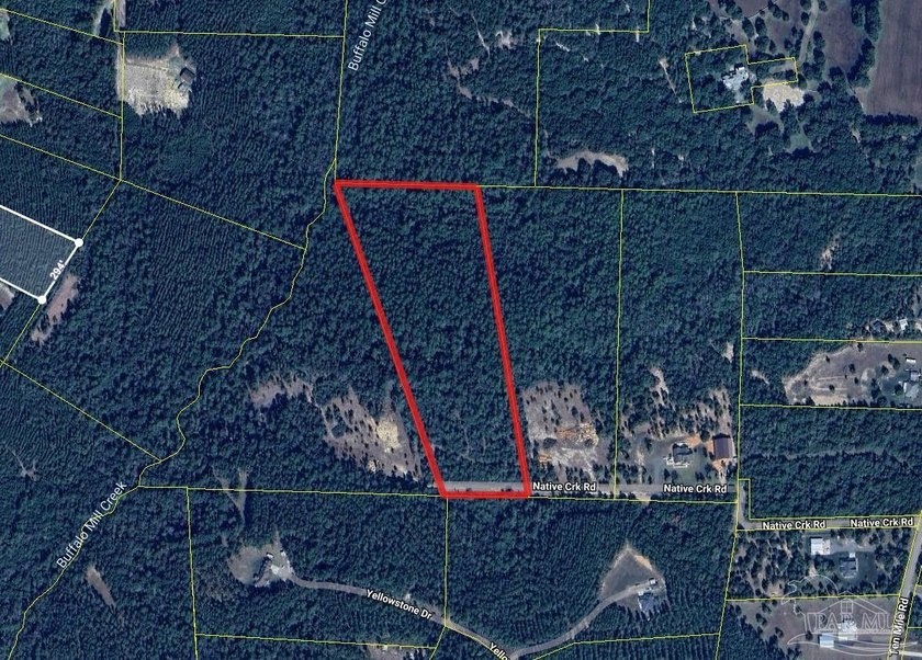 Vacant land offering 18.69 acres, with an additional adjoining - Beach Acreage for sale in Milton, Florida on Beachhouse.com