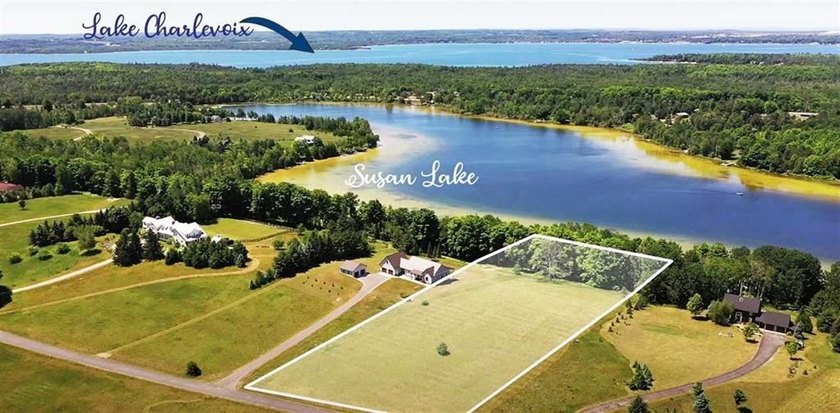 Build your dream home on beautiful Susan Lake and enjoy - Beach Lot for sale in Charlevoix, Michigan on Beachhouse.com