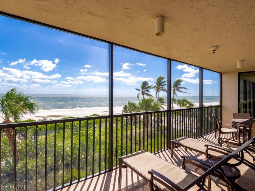 With spectacular direct Gulf views, this top floor corner unit - Beach Condo for sale in Sanibel, Florida on Beachhouse.com