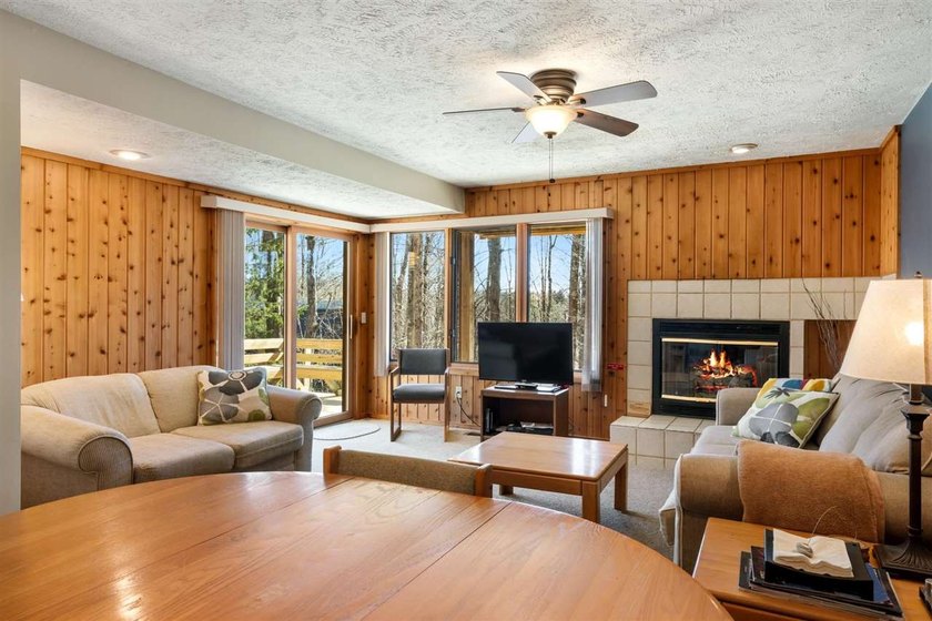 Two bedroom, two bath ground-floor end unit at Trout Creek--an - Beach Condo for sale in Harbor Springs, Michigan on Beachhouse.com