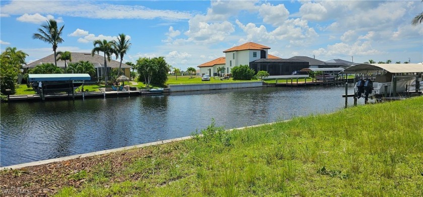 This exceptional gulf access lot, complete with a pre-installed - Beach Lot for sale in Cape Coral, Florida on Beachhouse.com