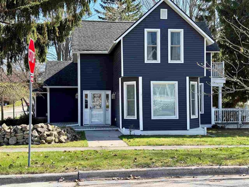 Charming Charlevoix downtown *valley*  home across from the - Beach Home for sale in Charlevoix, Michigan on Beachhouse.com
