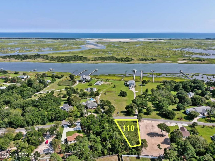 Water view lot in Vista Cay, right across the street from the - Beach Lot for sale in Hubert, North Carolina on Beachhouse.com