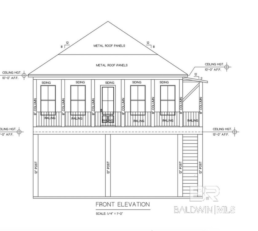 CUSTOM BUILT 3 BED 2 BATH RAISED BEACH COTTAGE HOME IN BEAR - Beach Home for sale in Orange Beach, Alabama on Beachhouse.com