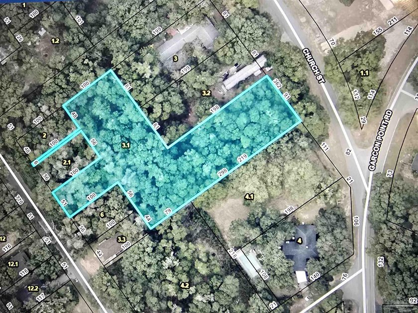 Discover the charm of 1.112 acre wooded lot in Bagdad. Close to - Beach Lot for sale in Bagdad, Florida on Beachhouse.com