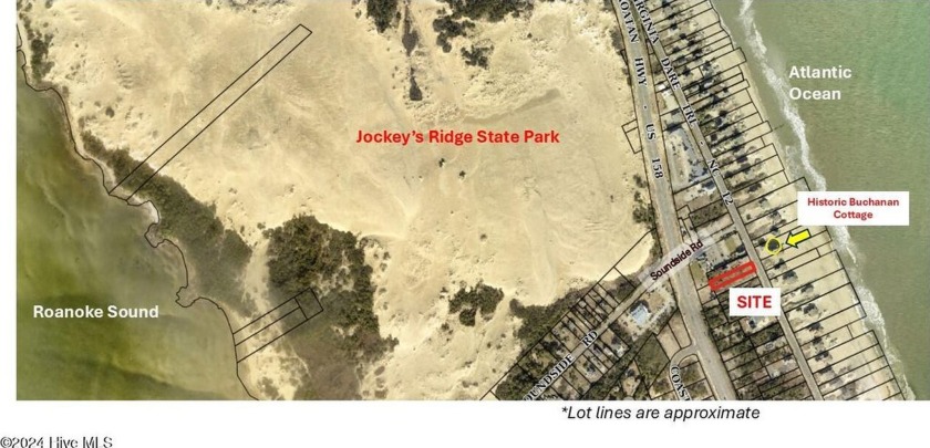 The vacant lot in Nags Head is just minutes from Jockey's Ridge - Beach Lot for sale in Nags Head, North Carolina on Beachhouse.com