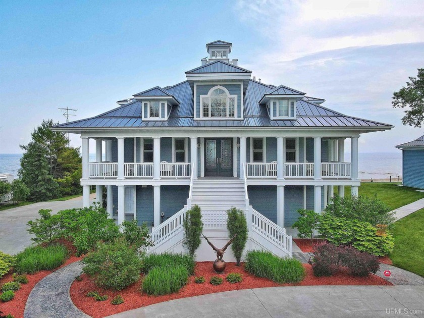 Welcome to the most exquisite Waterfront Home on Lake Michigan's - Beach Home for sale in Menominee, Michigan on Beachhouse.com