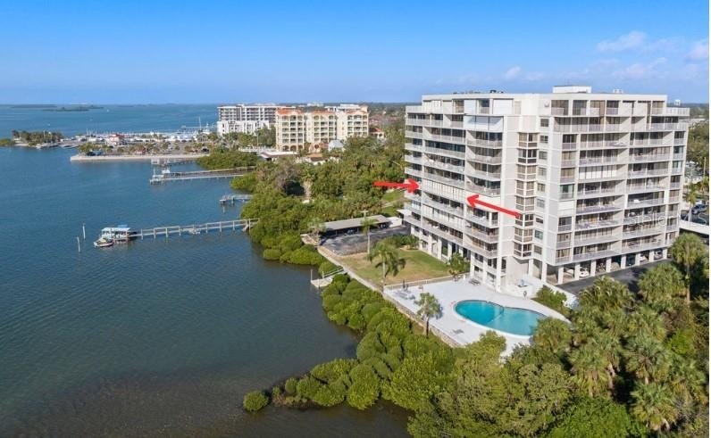 Rare 2 Bedroom 2 Bath Open Waterfront View at Harbor Bluffs - Beach Condo for sale in Clearwater, Florida on Beachhouse.com