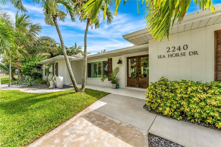 Welcome to your completely renovated Modern Mediterranean - Beach Home for sale in Melbourne Beach, Florida on Beachhouse.com