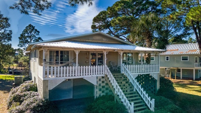 Classic Florida Beach House with views of Alligator Bay and - Beach Home for sale in Alligator Point, Florida on Beachhouse.com