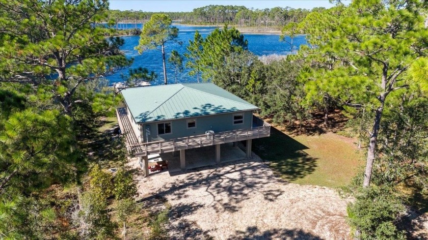 Custom built lakefront home and barn w/workshop on 6.01 acres - Beach Home for sale in Panacea, Florida on Beachhouse.com