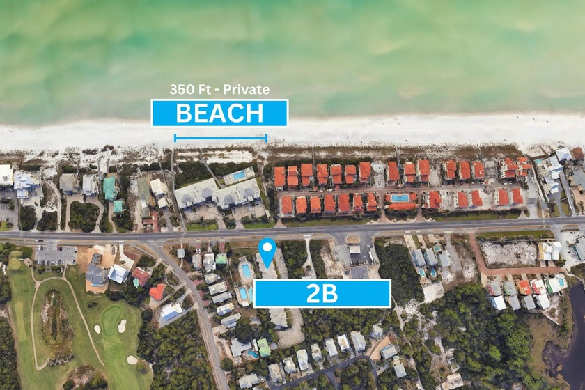 PRIVATE DEEDED BEACH!!! This beautiful 2 bedroom 2 bathroom - Beach Condo for sale in Santa Rosa Beach, Florida on Beachhouse.com