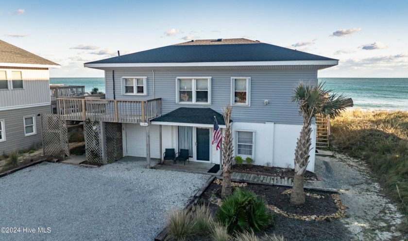 This charming classic oceanfront beach cottage is the perfect - Beach Home for sale in Surf City, North Carolina on Beachhouse.com