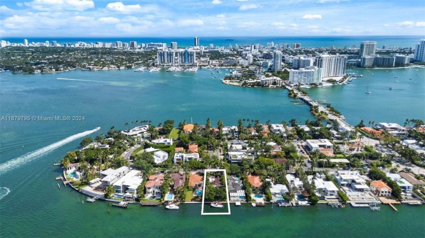 Premier Western Exposure Bayfront with 60' of linear frontage on - Beach Lot for sale in Miami Beach, Florida on Beachhouse.com