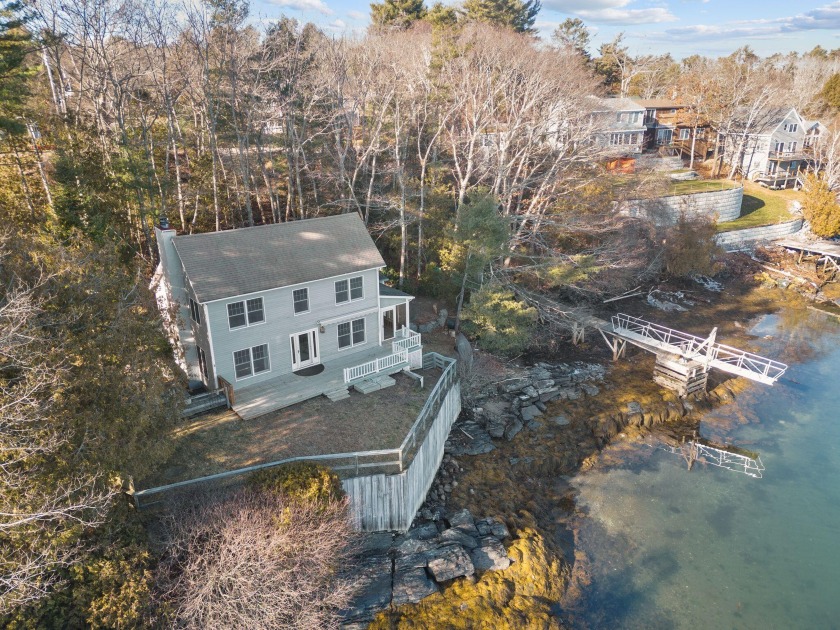 Beautiful sweeping views of Quahog Bay from almost every room in - Beach Home for sale in Harpswell, Maine on Beachhouse.com