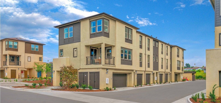 On the first floor of this new three-story townhome is a - Beach Townhome/Townhouse for sale in Oceanside, California on Beachhouse.com