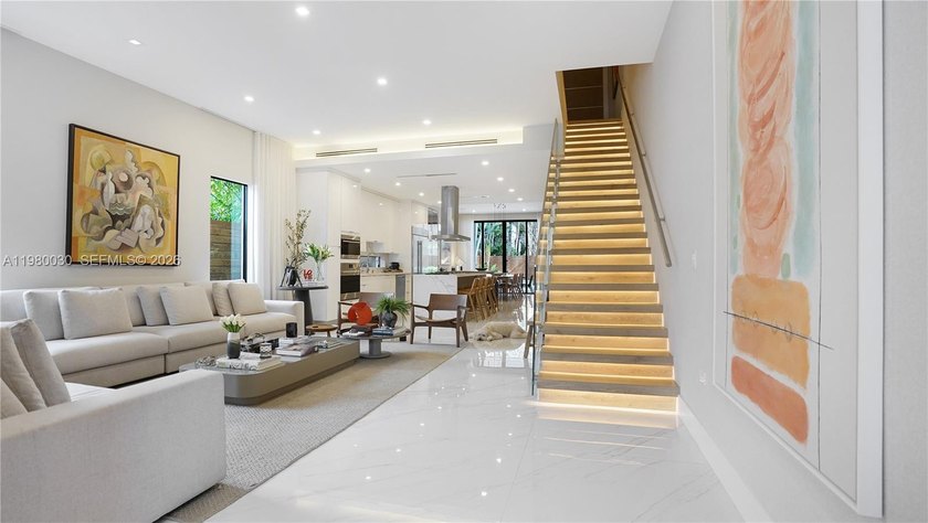 The home offers custom millwork and high-end finishes. Enjoy - Beach Townhome/Townhouse for sale in Miami, Florida on Beachhouse.com